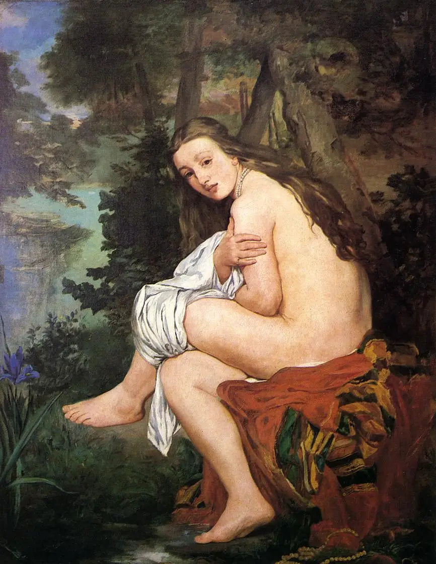 La Nymphe surprise - Édouard Manet image 1 copie de tableau peinte à la main