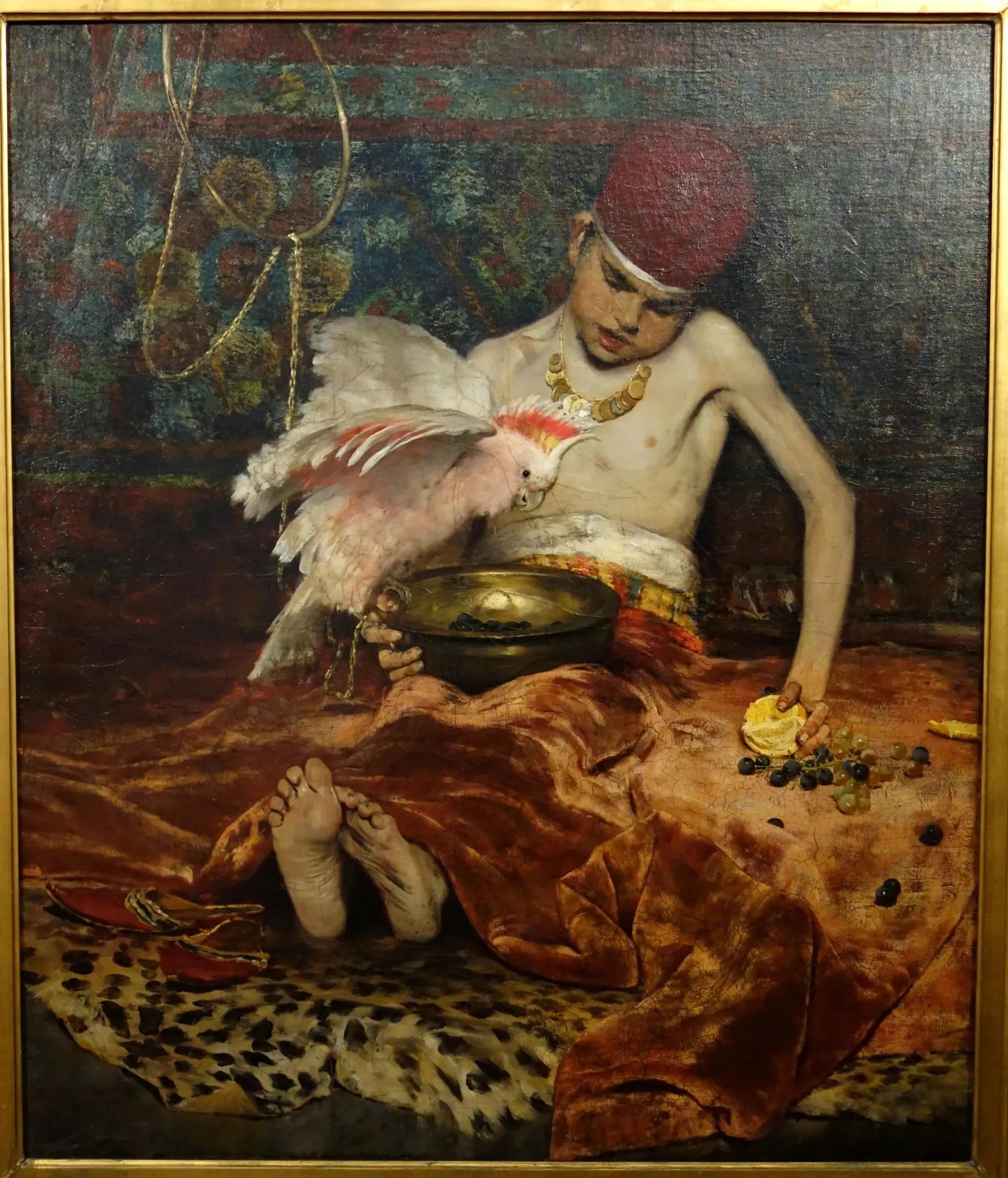 La page turque (Intrusion inattendue) - William Merritt Chase image 1 reproduction artisanale de tableau