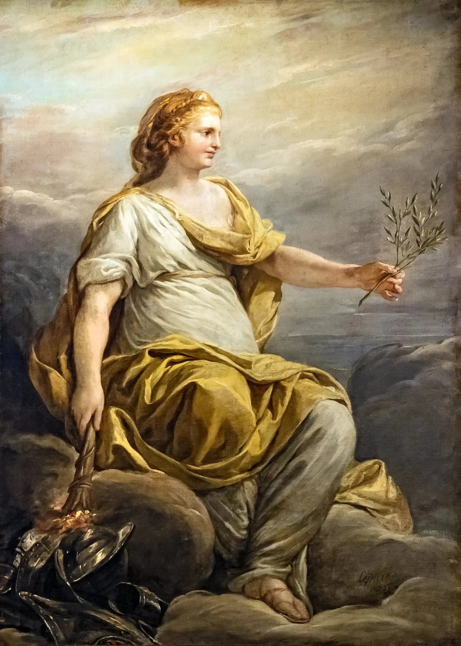 La Paix - Nicolas-Bernard Lépicié image 1 reproduction d’œuvre d’art à l’huile