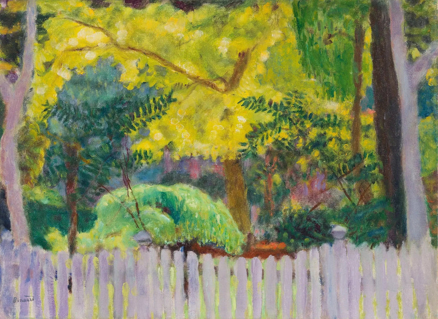 La palissade violette - Pierre Bonnard