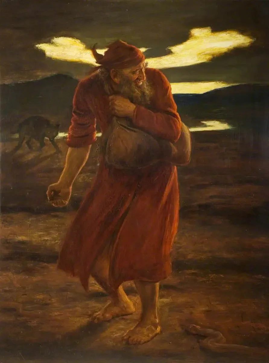 La parabole de l'ivraie - John Everett Millais image 1 copie de tableau peinte à la main