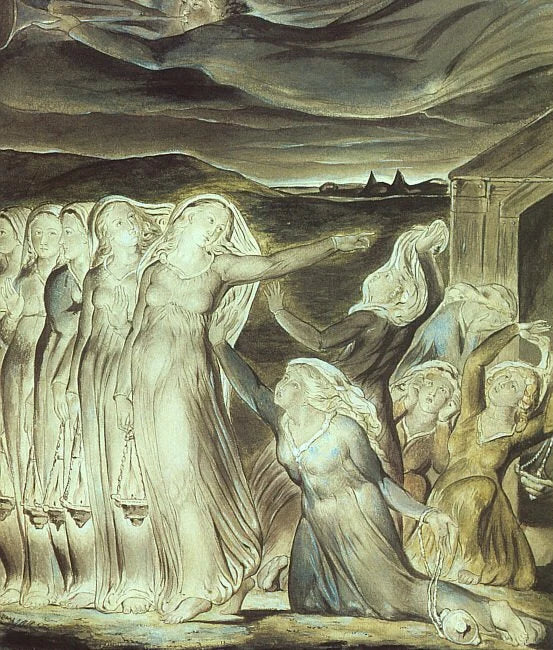 La Parabole des vierges sages et des vierges folles - William Blake