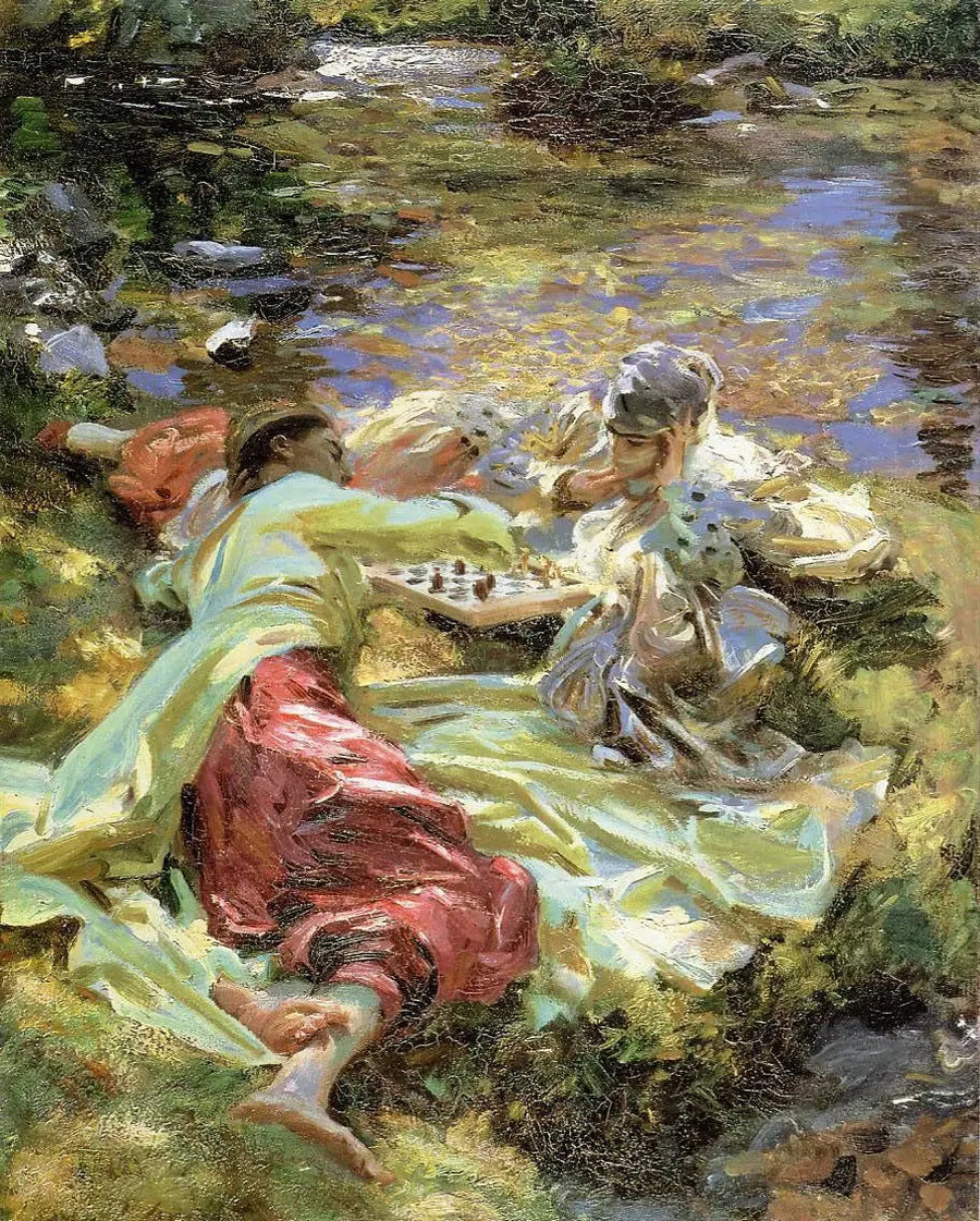 La partie d'échecs - John Singer Sargent