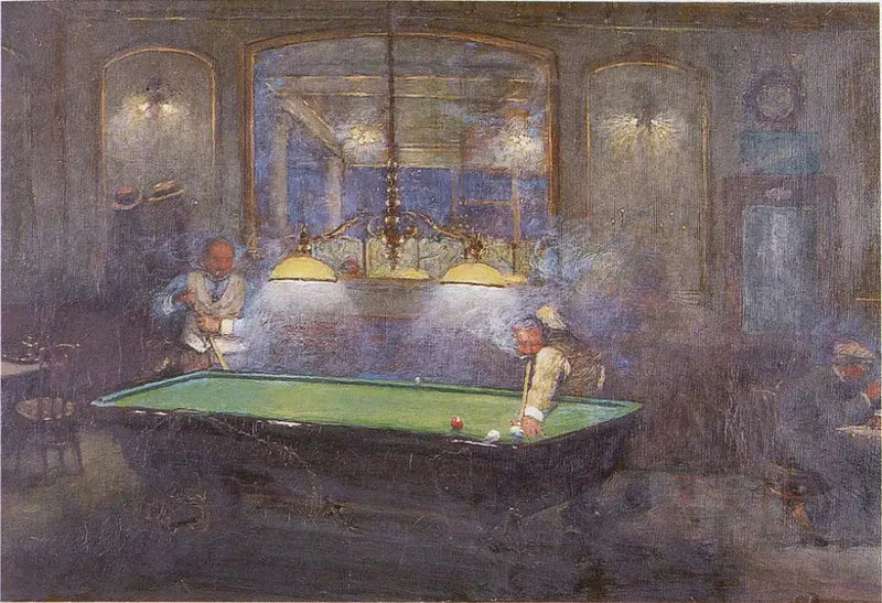 La Partie de billard - Jean Béraud