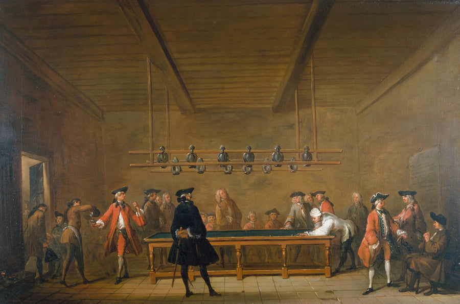 La Partie de billard - Jean Siméon Chardin