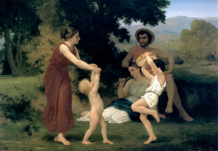 La pastorale des loisirs - Bouguereau