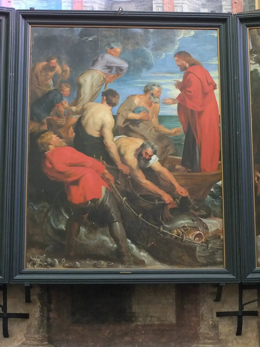La pêche miraculeuse, panneau central - Peter Paul Rubens