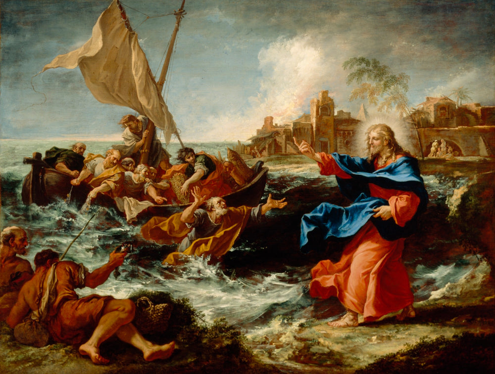 La pêche miraculeuse - Sebastiano Ricci image 1 reproduction artisanale de tableau