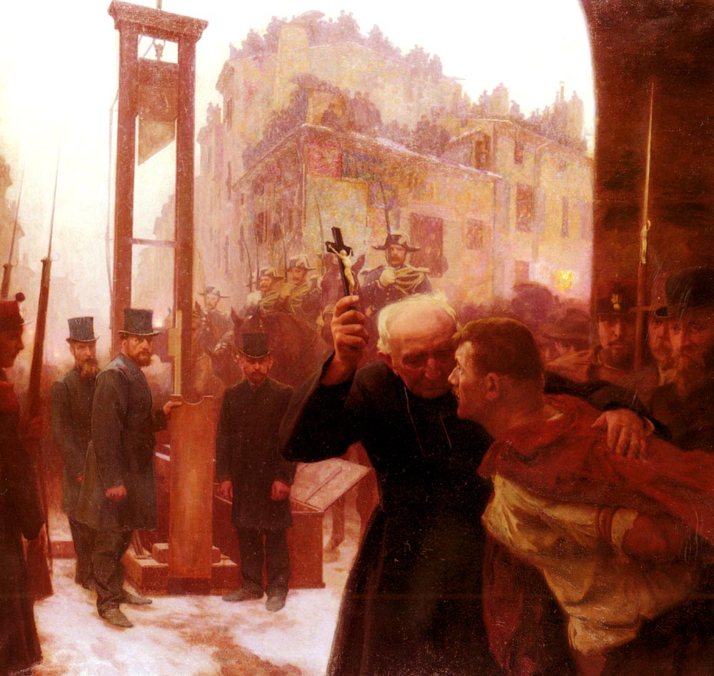 La Peine capitale - Émile Friant image 1 copie peinte à la main à l’huile