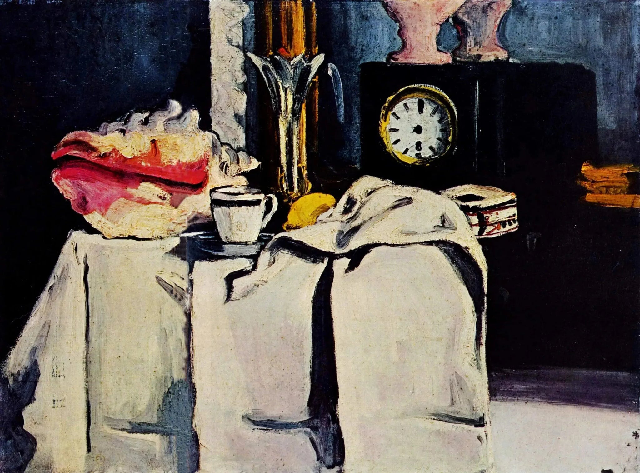 La Pendule noire - Paul Cézanne image 1 reproduction de peinture à l’huile