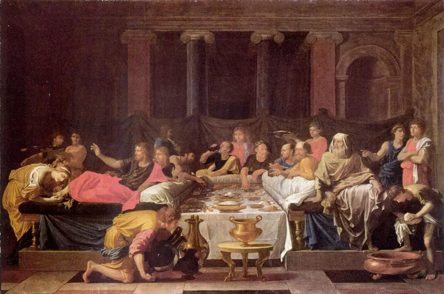 La Pénitence ou Le Repas chez Simon - Nicolas Poussin