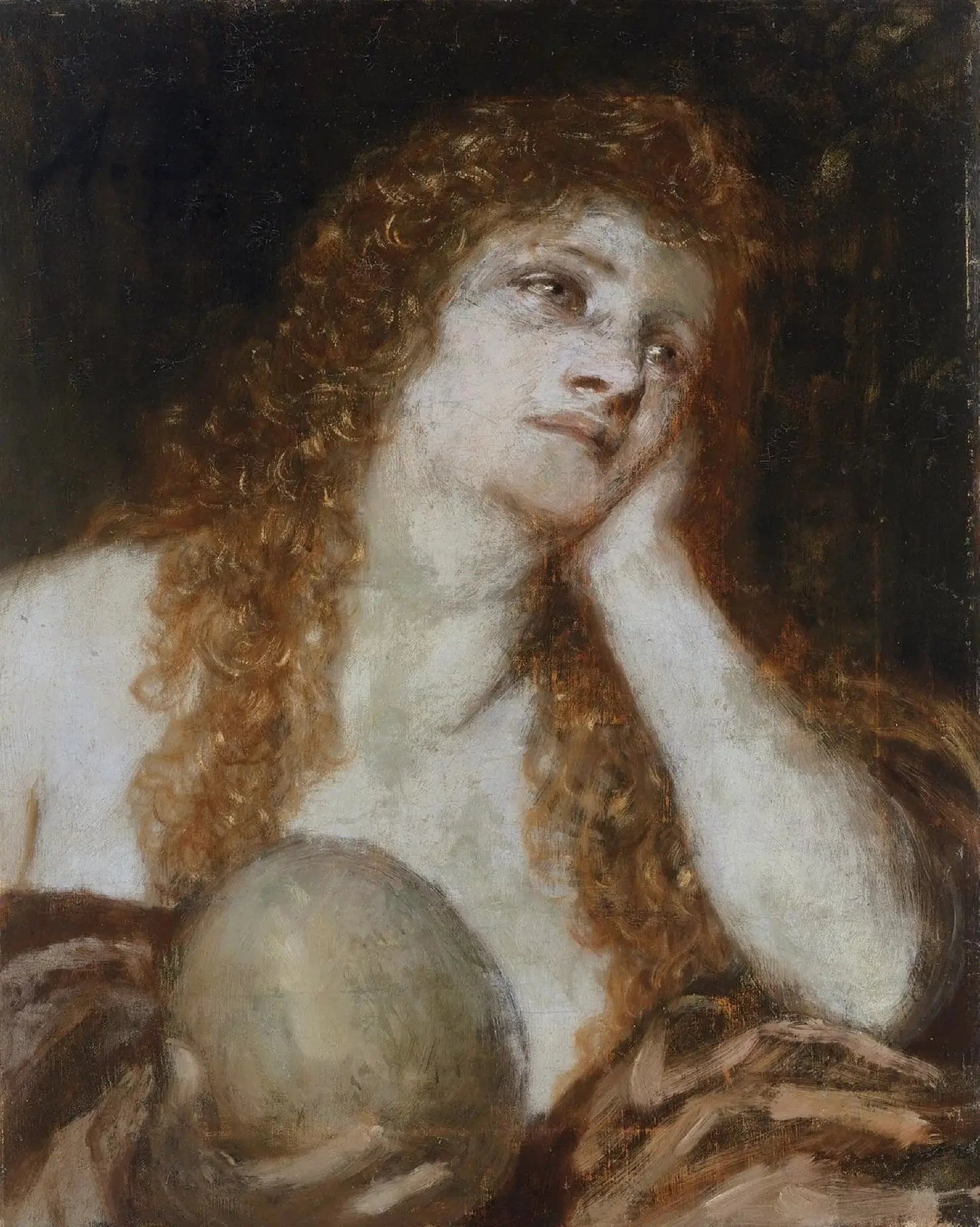 La pénitente Marie-Madeleine - Arnold Böcklin image 1 reproduction réalisée par Alpha Reproduction