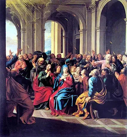 La Pentecôte - Philippe de Champaigne image 1 reproduction artisanale de tableau