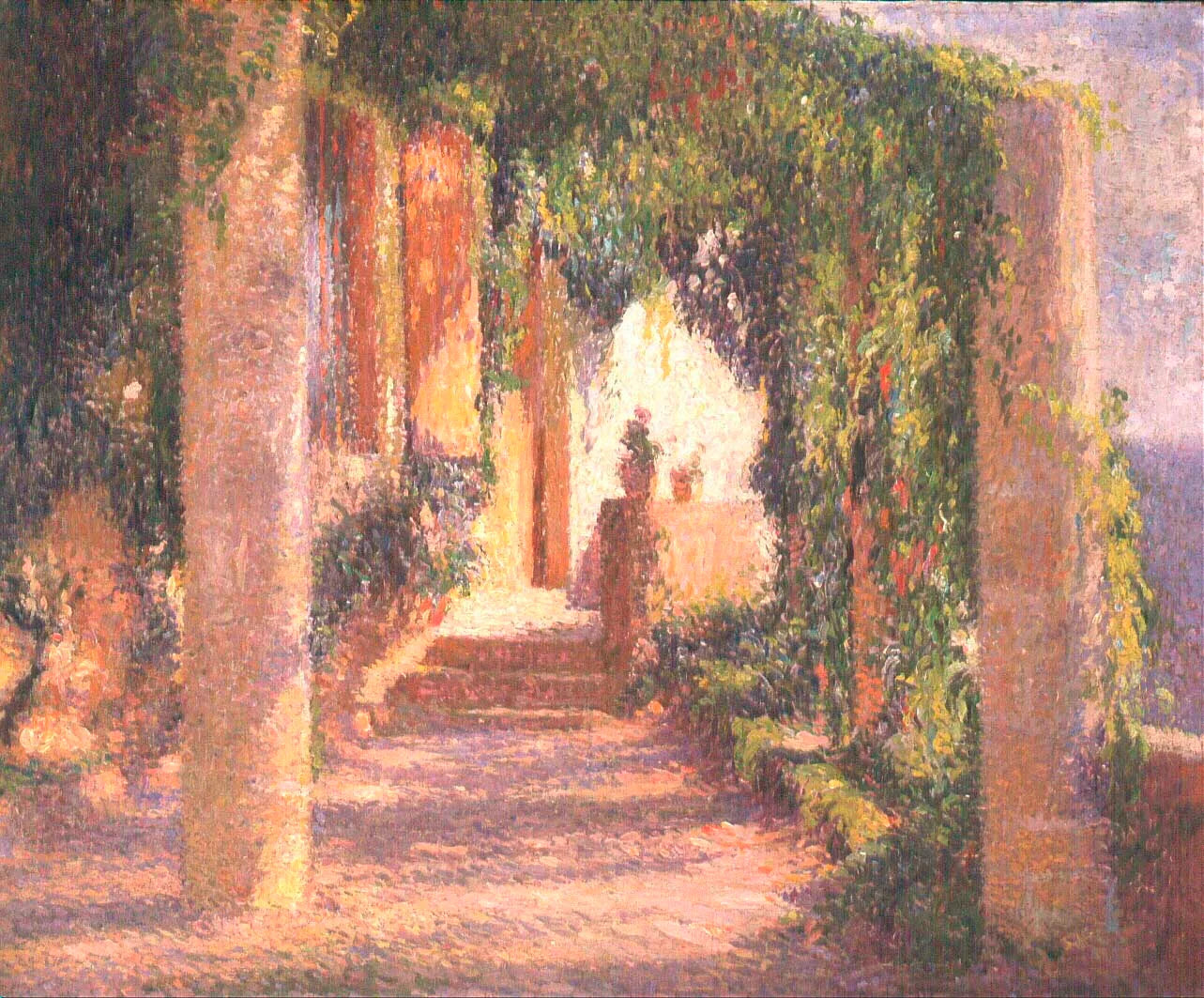 La Pergola - Henri-Jean Guillaume Martin image 1 tableau peint à l’huile sur toile