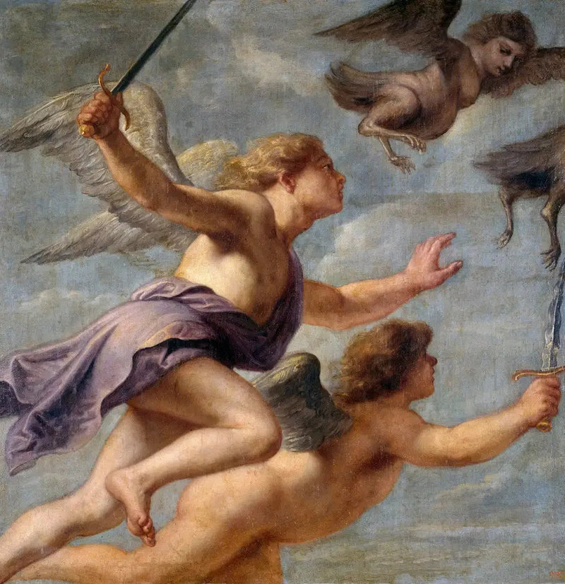 La persécution des harpies - Peter Paul Rubens