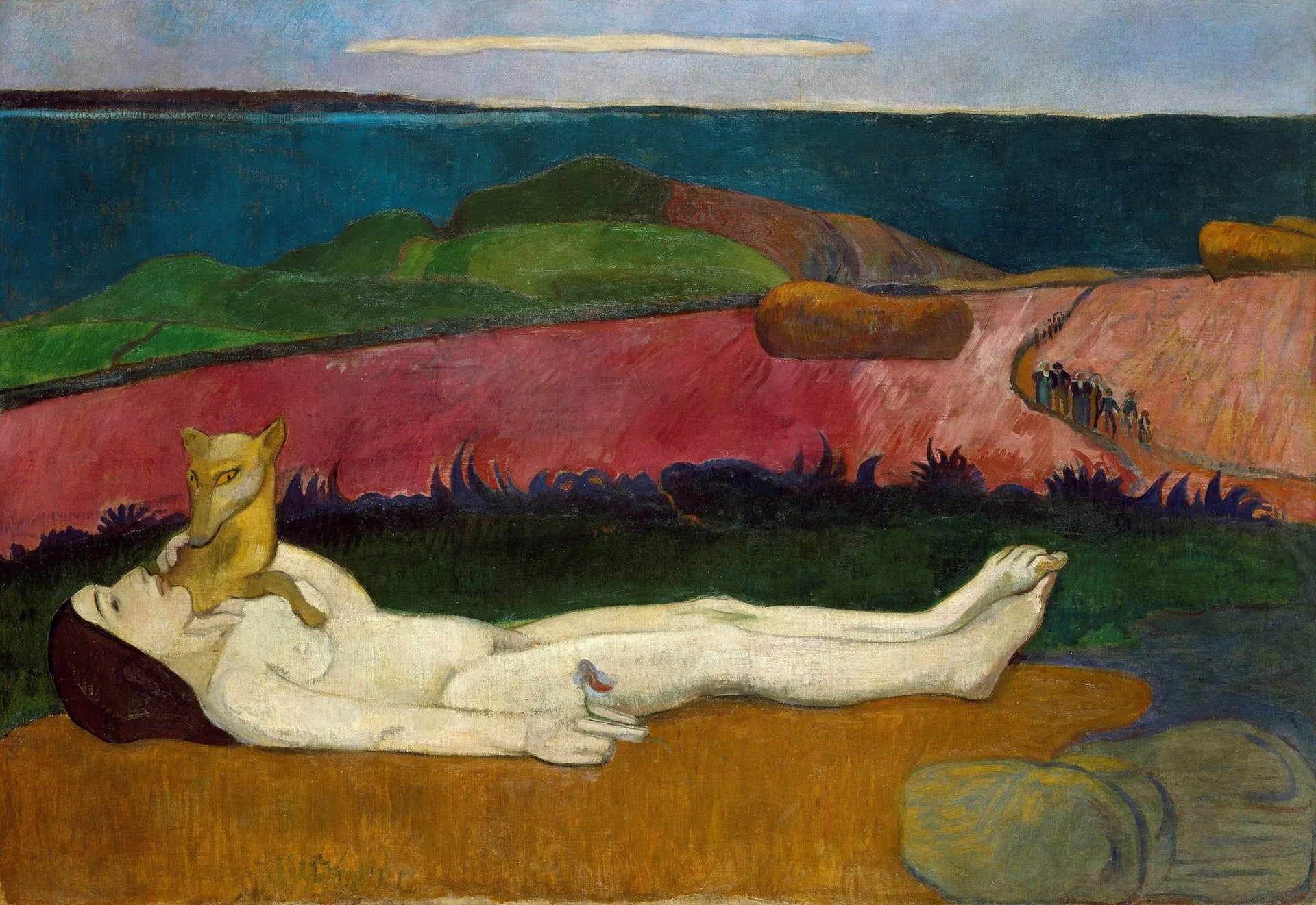 La Perte du pucelage - Paul Gauguin image 1 reproduction de peinture à l’huile