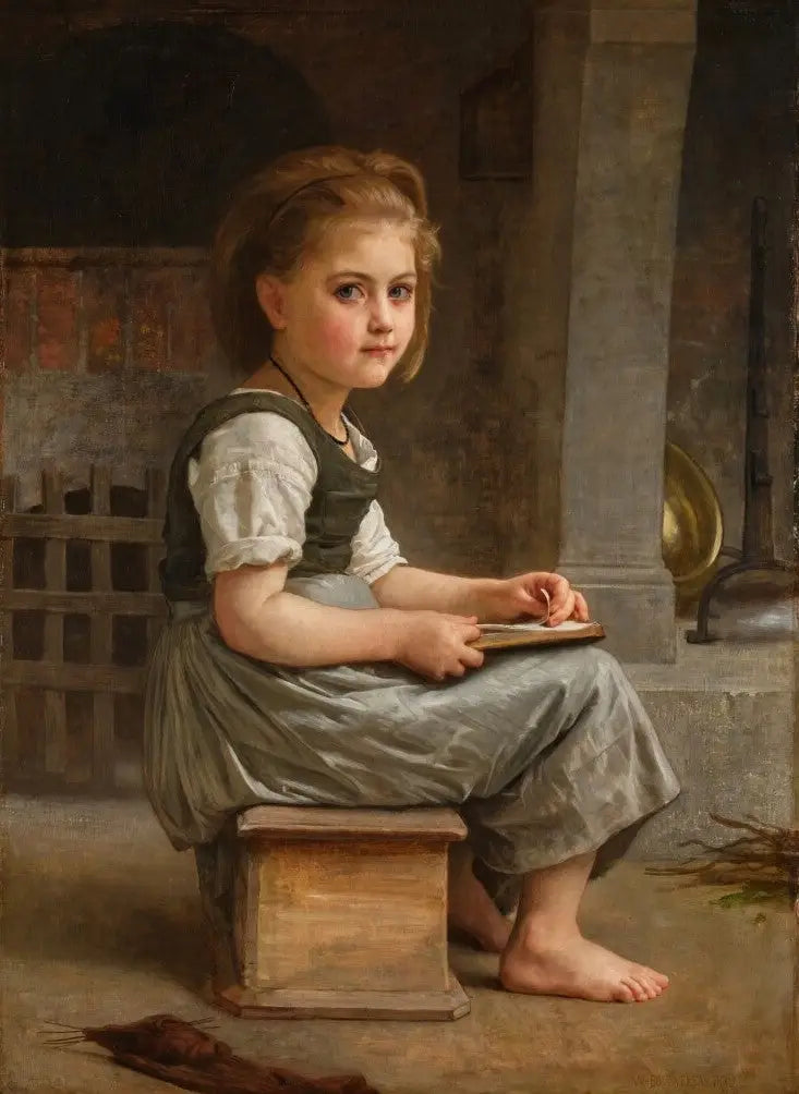 La petite écolière - Bouguereau