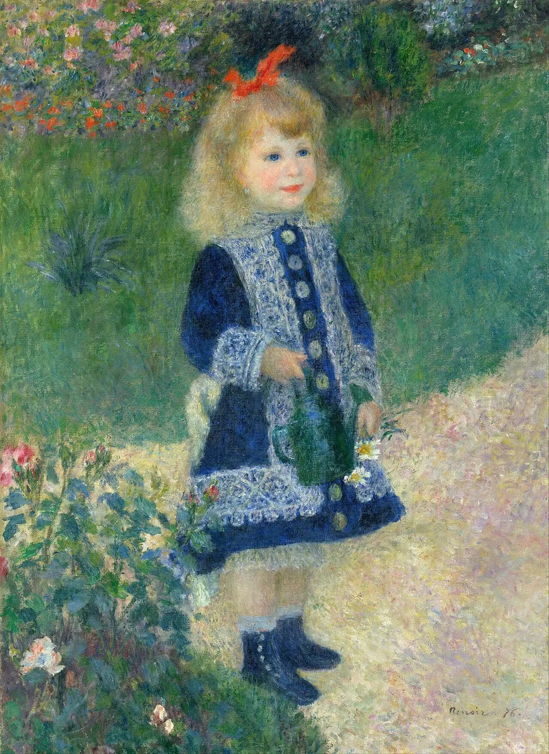 La Petite Fille à l'arrosoir - Pierre-Auguste Renoir