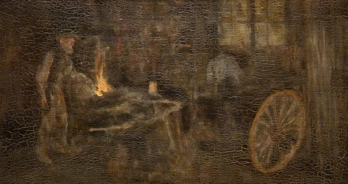 La Petite Forge, Lyme Regis - James Abbott McNeill Whistler image 1 reproduction de peinture à l’huile