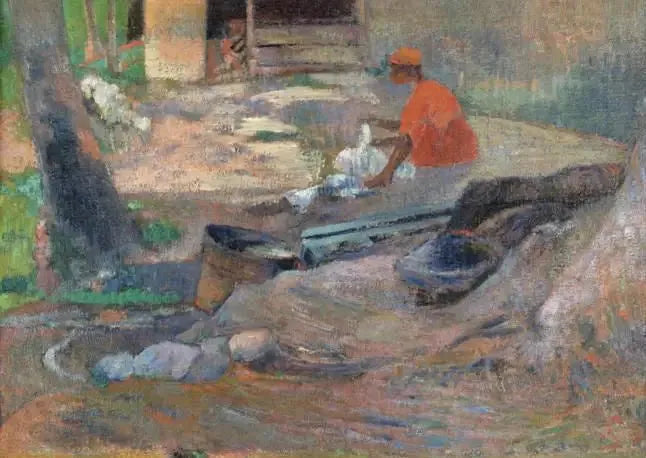 La Petite laveuse - Paul Gauguin image 1 reproduction d’œuvre d’art à l’huile