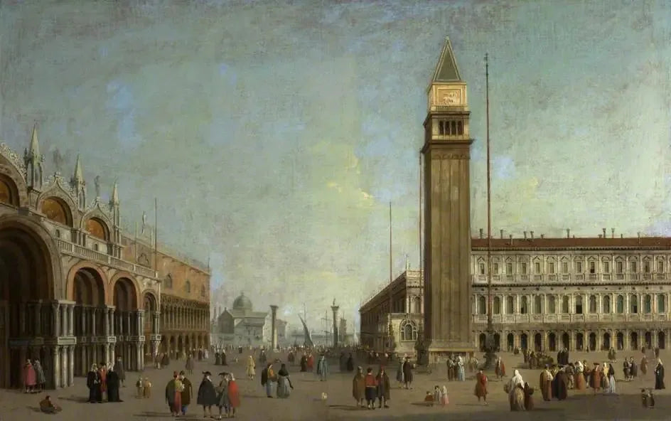 La Piazzetta, Venise - Canaletto image 1 tableau peint à l’huile sur toile