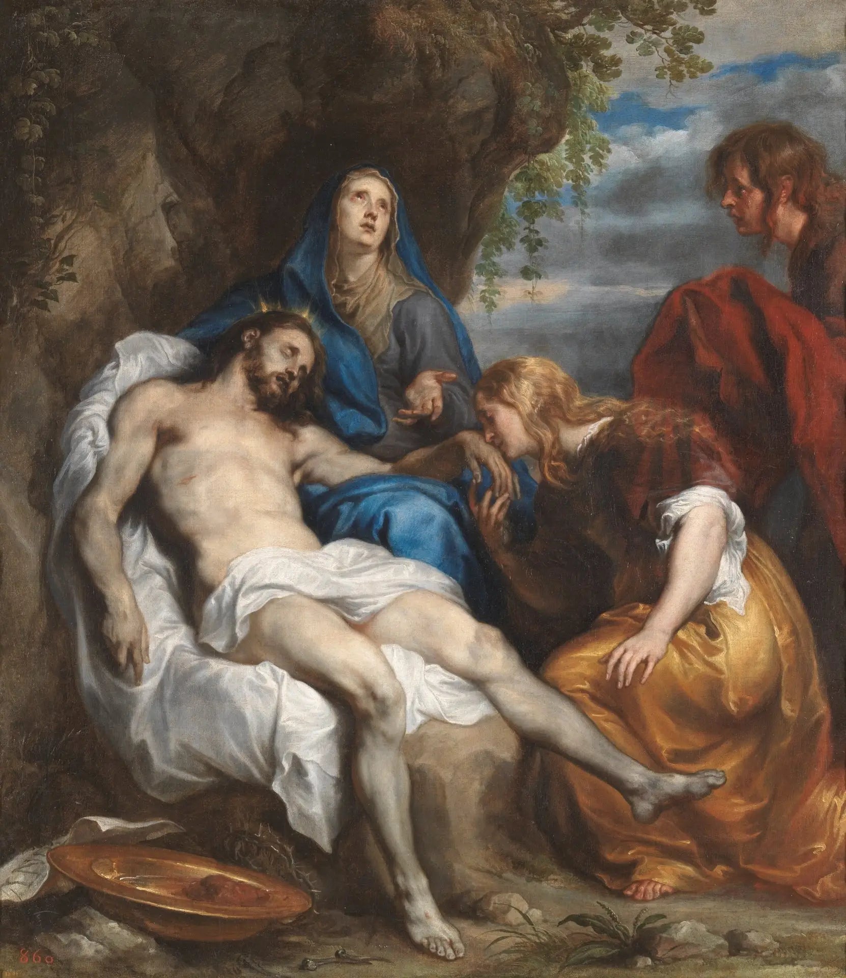 La Pietà - Antoine van Dyck image 1 reproduction artisanale de tableau