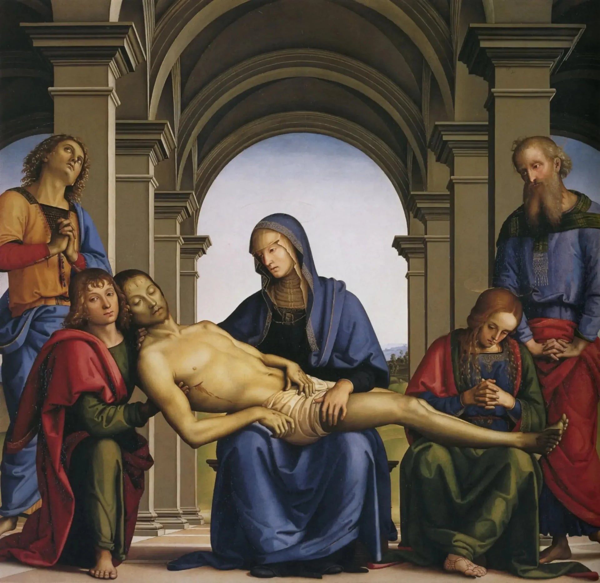 La Pietà - Pietro Perugino image 1 reproduction réalisée par Alpha Reproduction