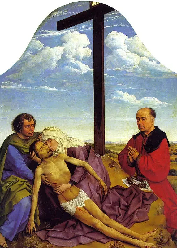 La Pietà - Rogier van der Weyden image 1 reproduction artisanale de tableau