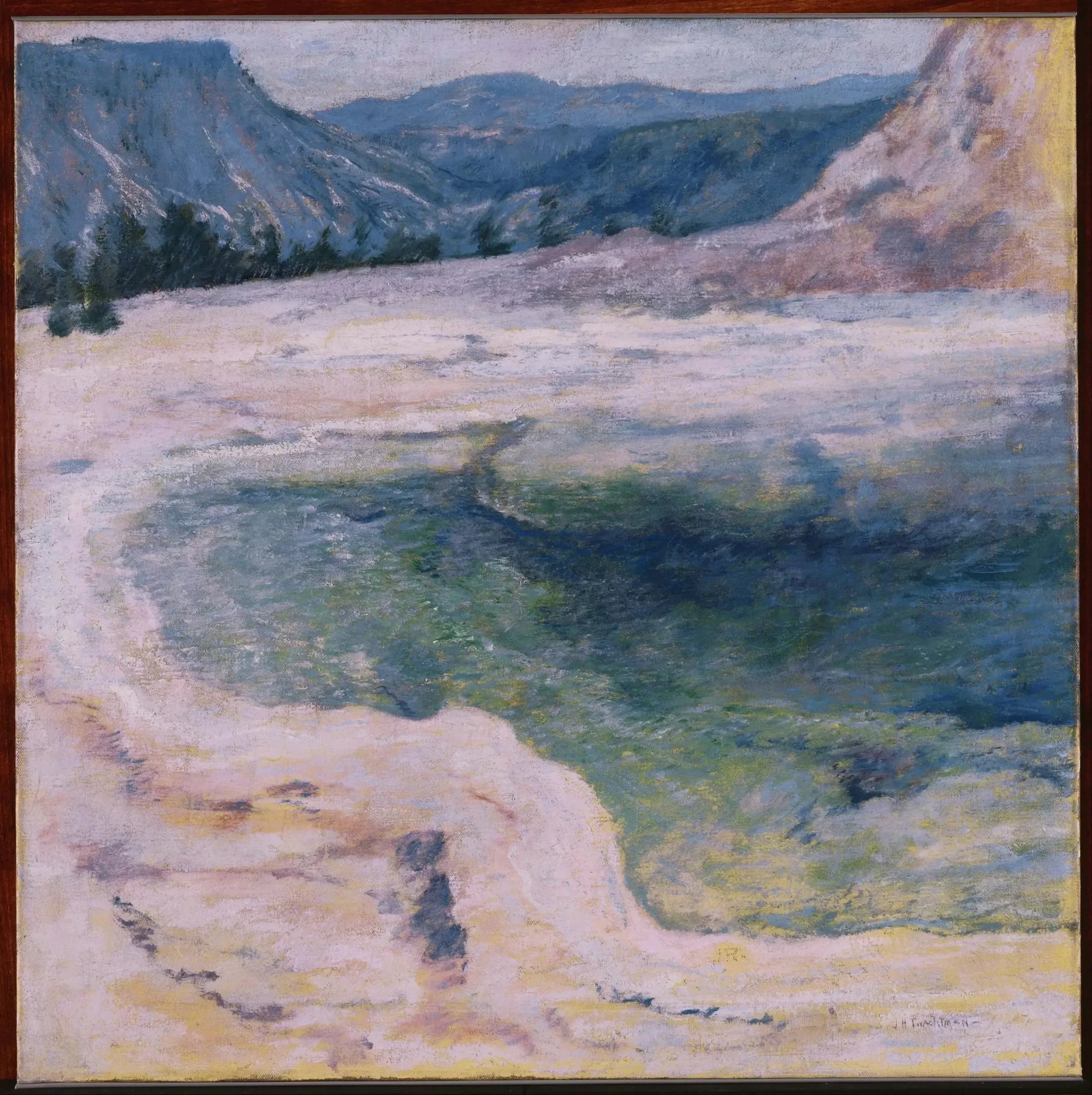 La piscine d'émeraude - John Henry Twachtman image 1 tableau peint à l’huile sur toile