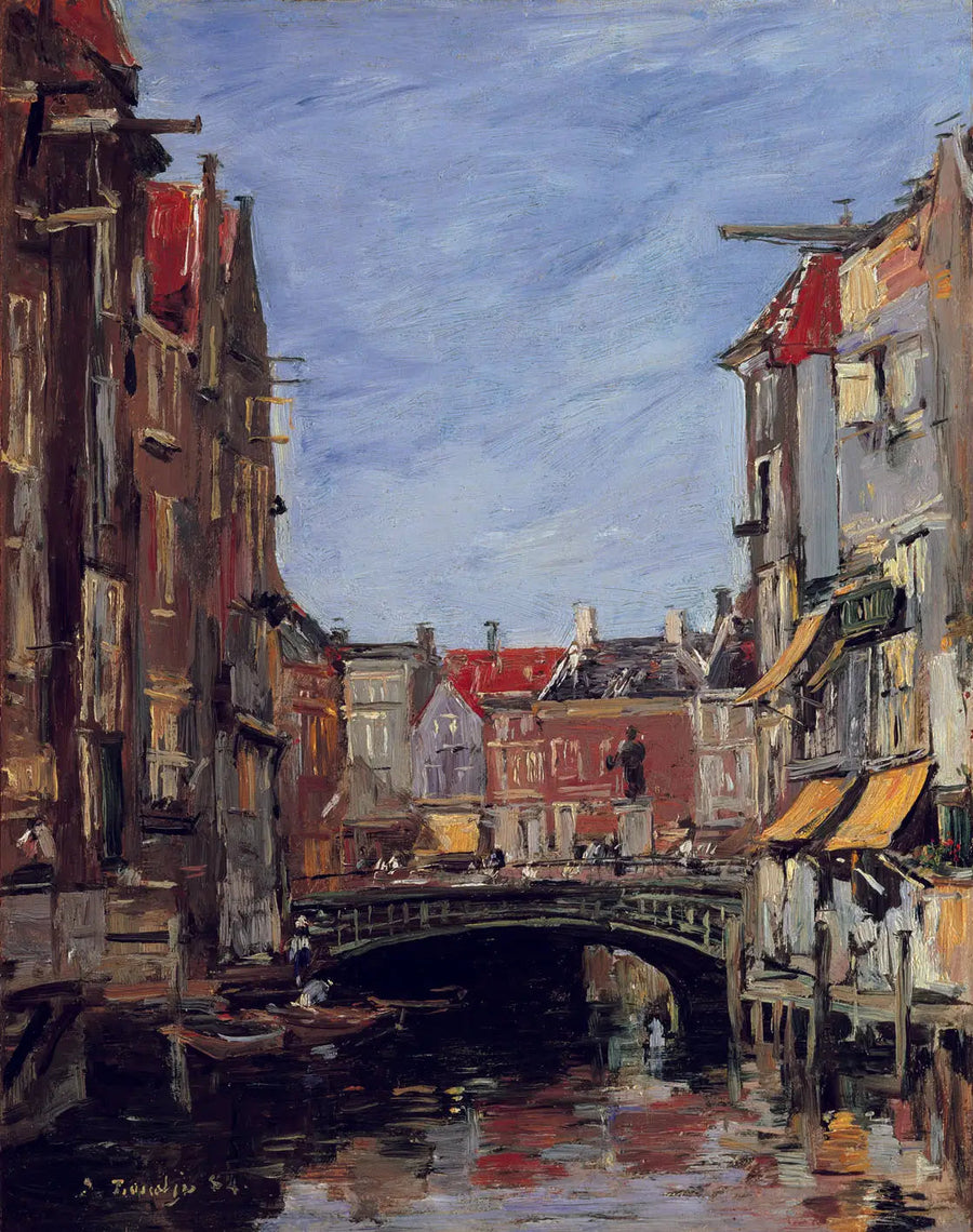 La place Ary Scheffer, Dordrecht - Eugène Boudin