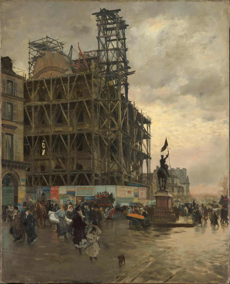 La Place des Pyramides - Giuseppe De Nittis