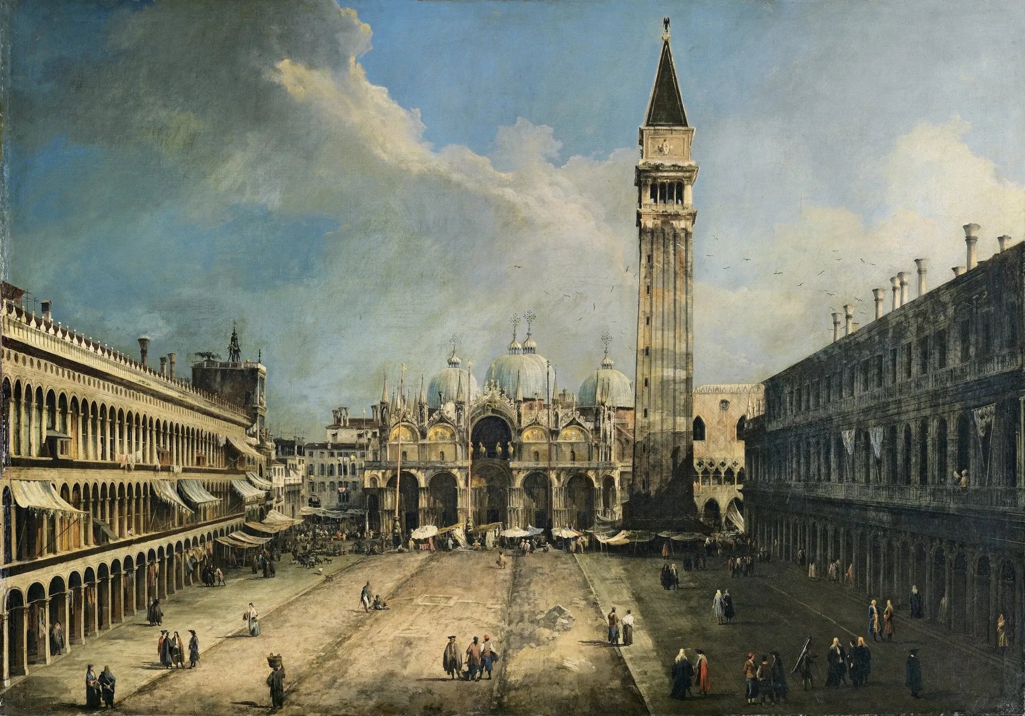 La Place Saint-Marc à Venise - Canaletto image 1 reproduction réalisée par Alpha Reproduction