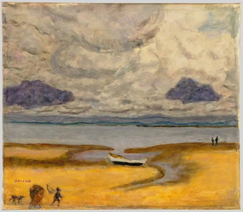 La Plage à marée basse - Pierre Bonnard image 1 copie de tableau peinte à la main