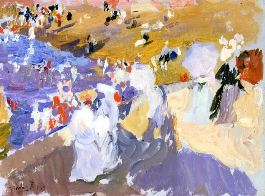 La Plage, Biarritz (Promenade des Dames) - Joaquín Sorolla