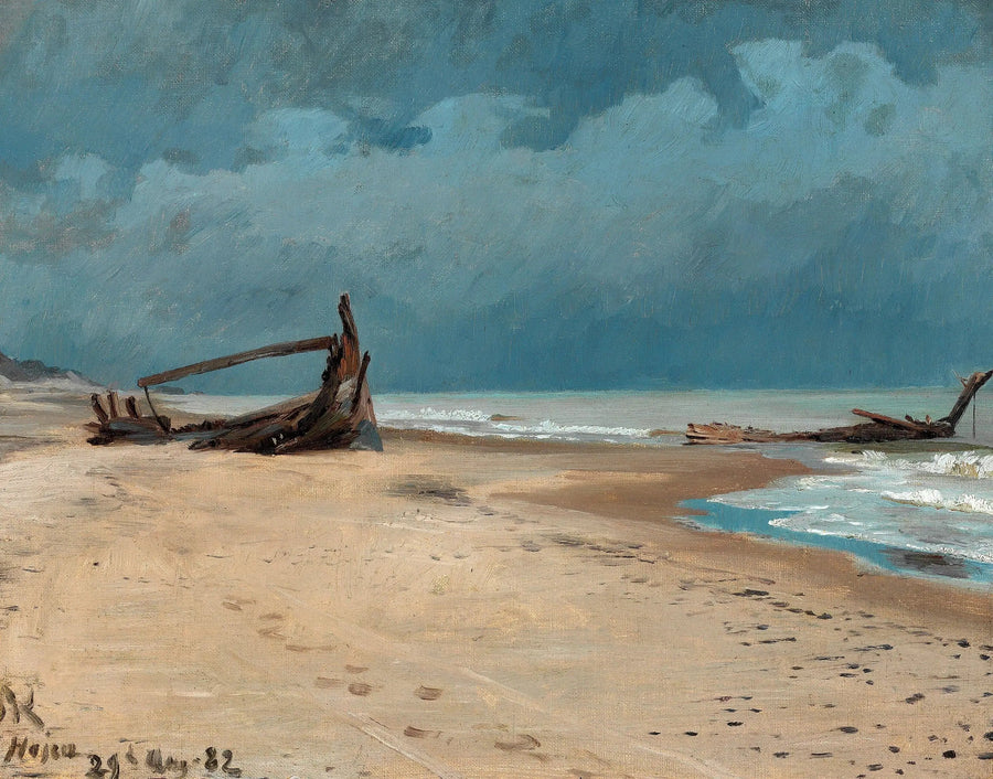 La plage de Højen. - Peder Severin Krøyer