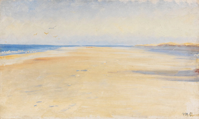 La plage de Skagen. - Michael Peter Ancher