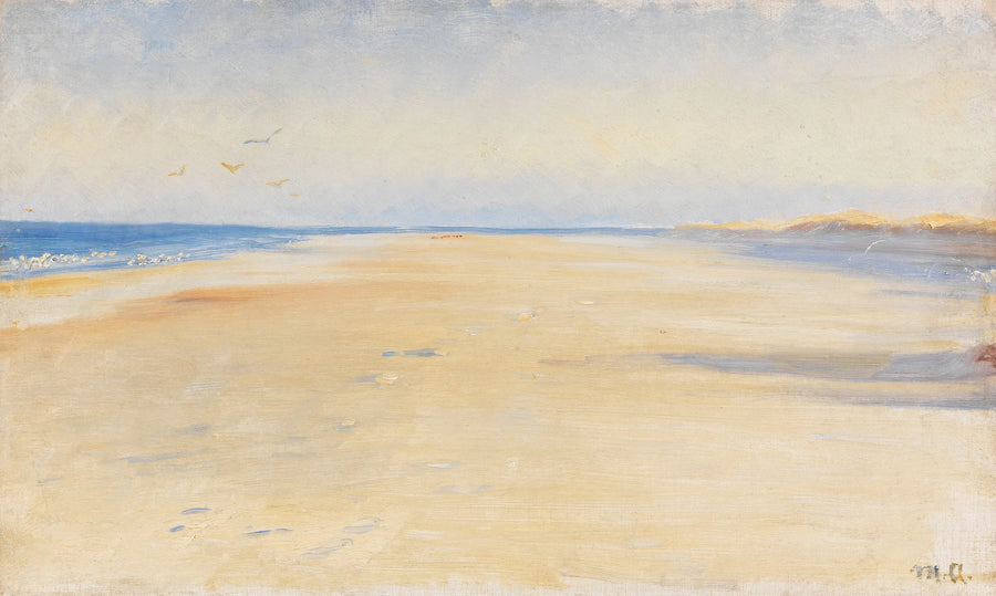La plage de Skagen. - Michael Peter Ancher