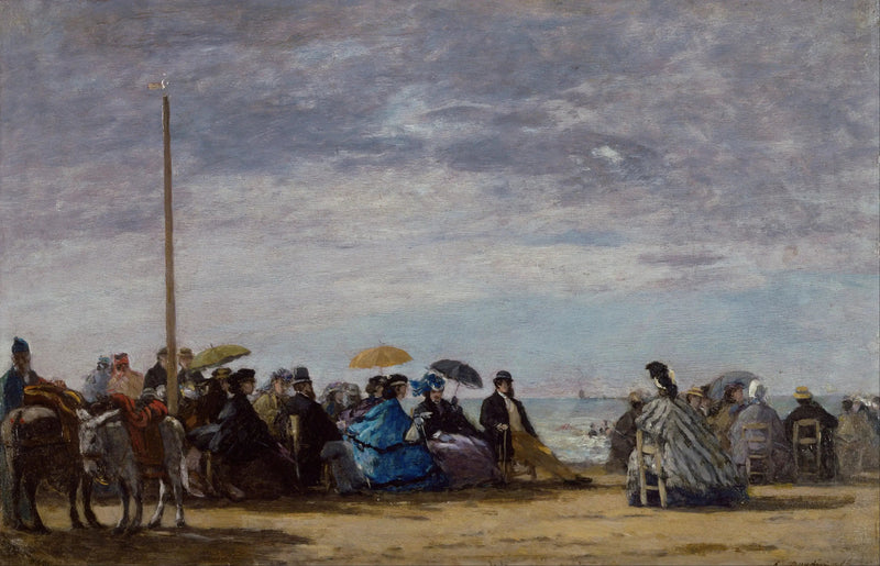 La Plage - Eugène Boudin