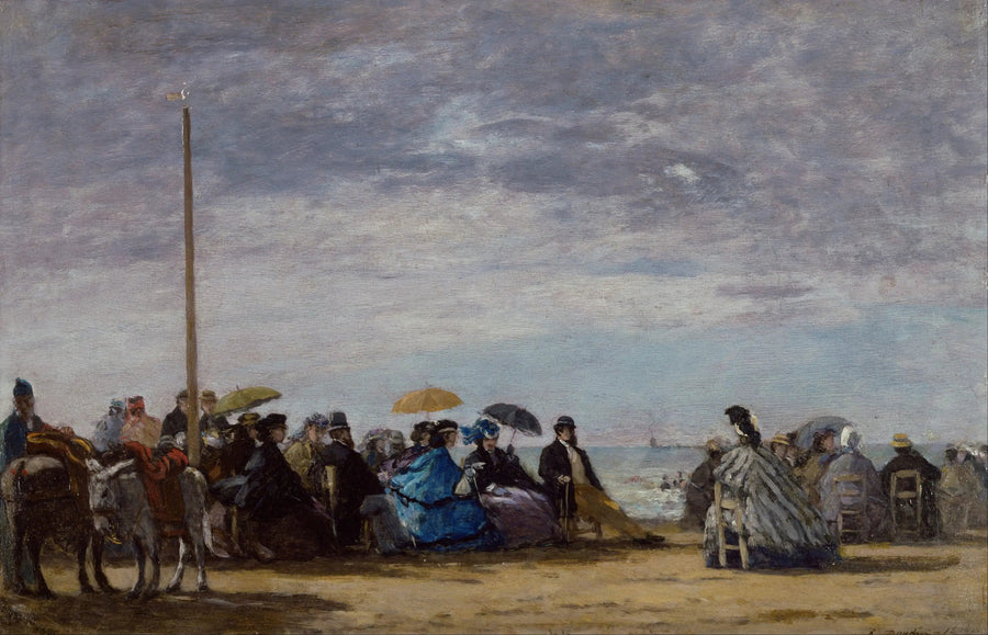 La Plage - Eugène Boudin