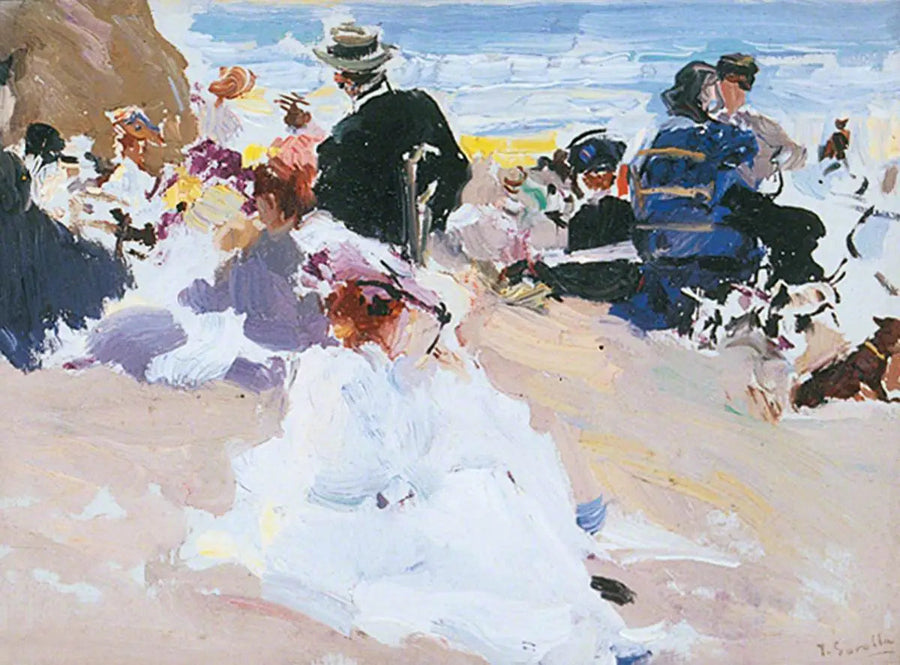La plage - Joaquín Sorolla