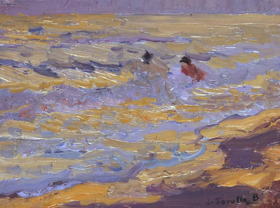 La Plage, Valence (Deux Baigneurs) - Joaquín Sorolla