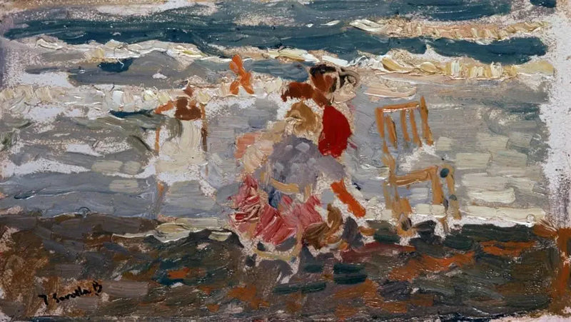 La Plage, Valence (Enfants) - Joaquín Sorolla
