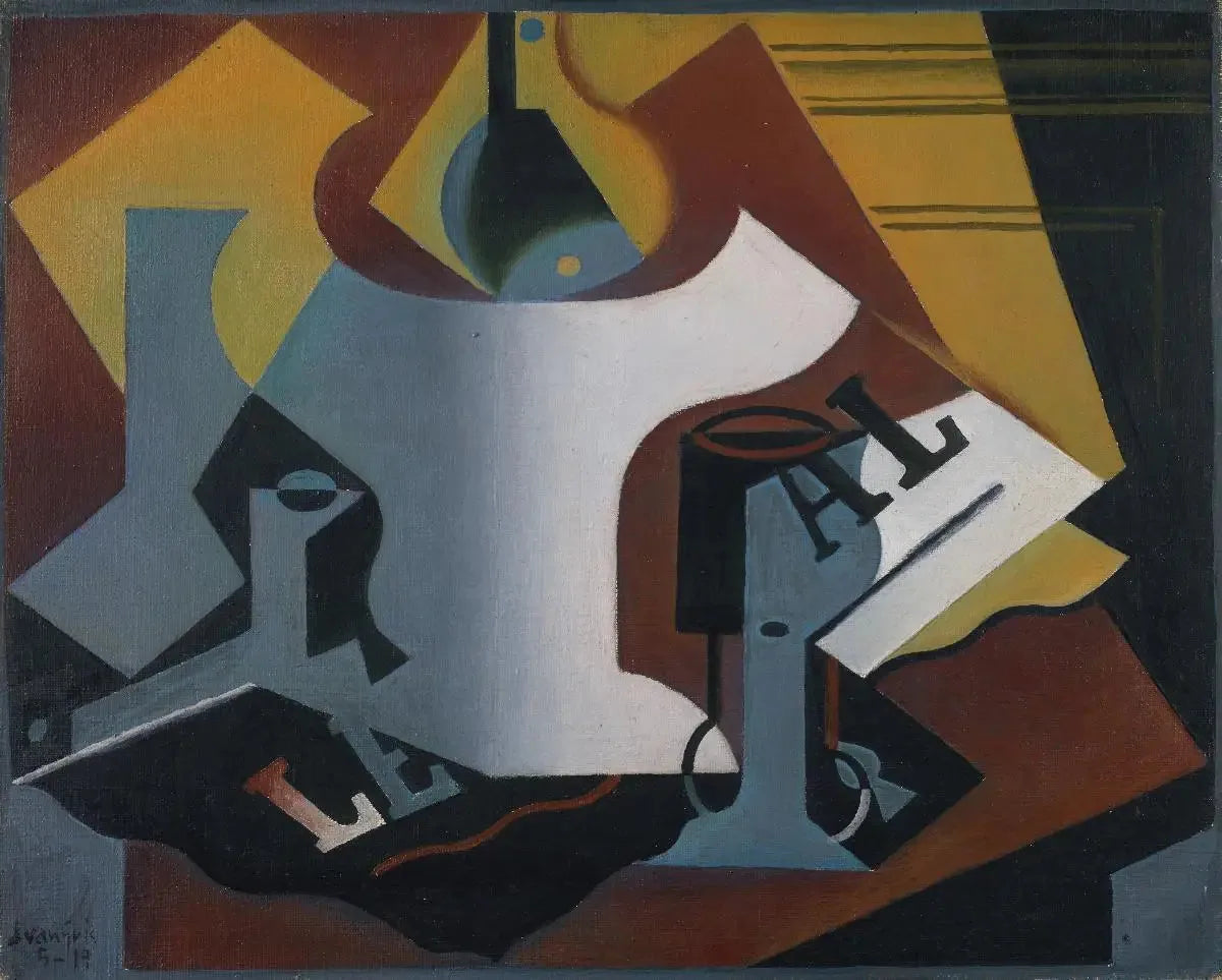 La Poire - Juan Gris image 1 copie de tableau peinte à la main
