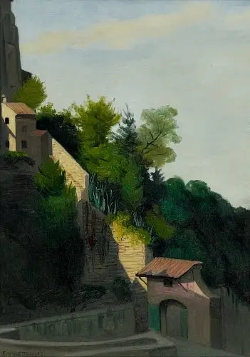 La Porte du Bulagaio, Pérouse - Félix Vallotton image 1 copie peinte à la main à l’huile
