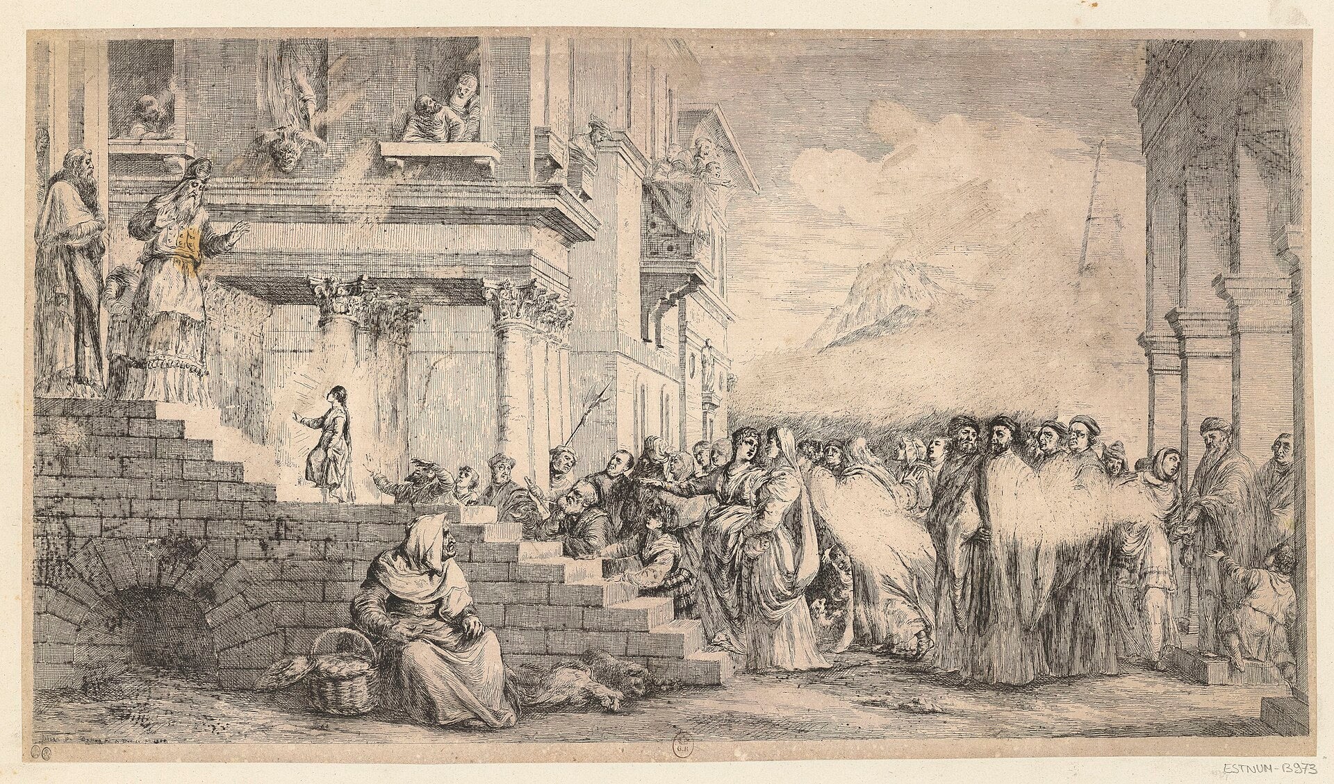 La Présentation de la Vierge au Temple - Titien