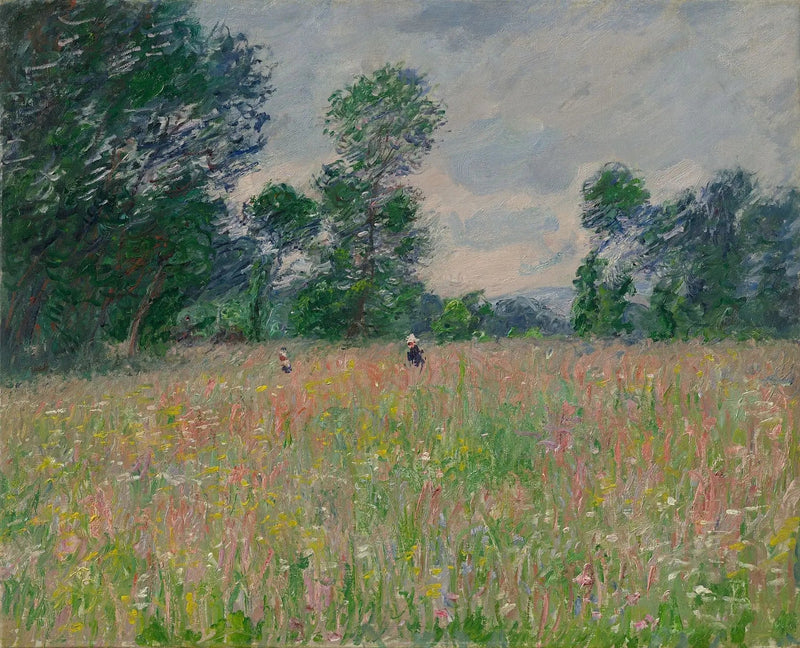 La prairie aux fleurs - Claude Monet