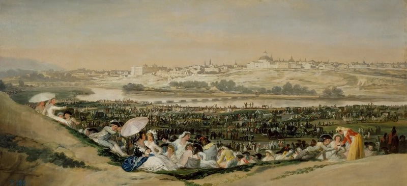 La Prairie de Saint-Isidore - Francisco de Goya