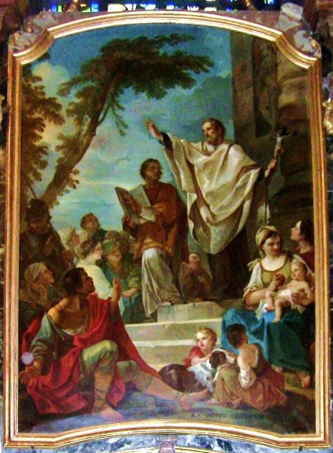 La Prédication de saint Ferréol et de saint Ferjeux - Charles-Joseph Natoire image 1 reproduction d’œuvre d’art à l’huile