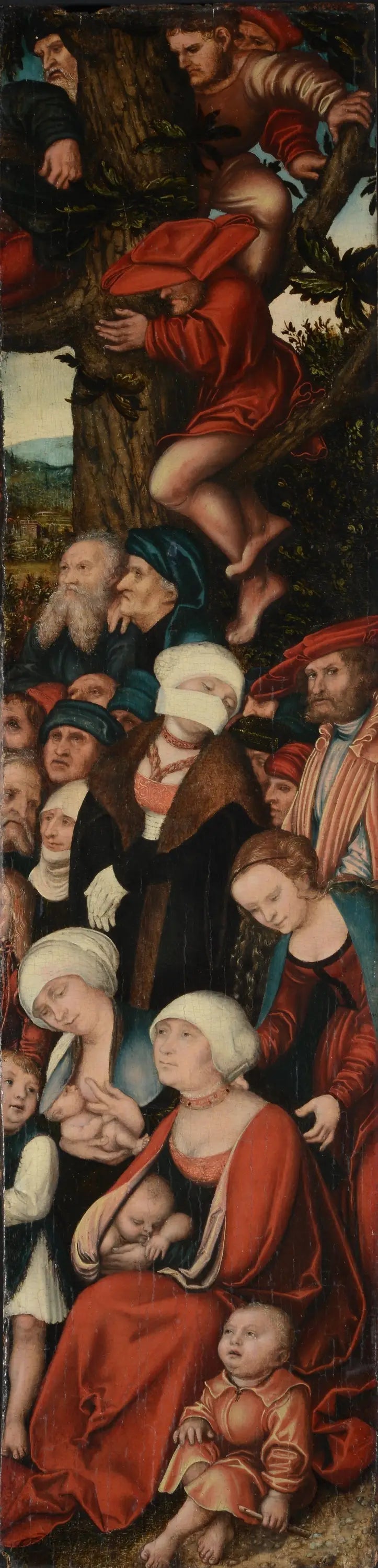 La prédication de saint Jean-Baptiste - Lucas Cranach the Elder image 1 reproduction artisanale de tableau