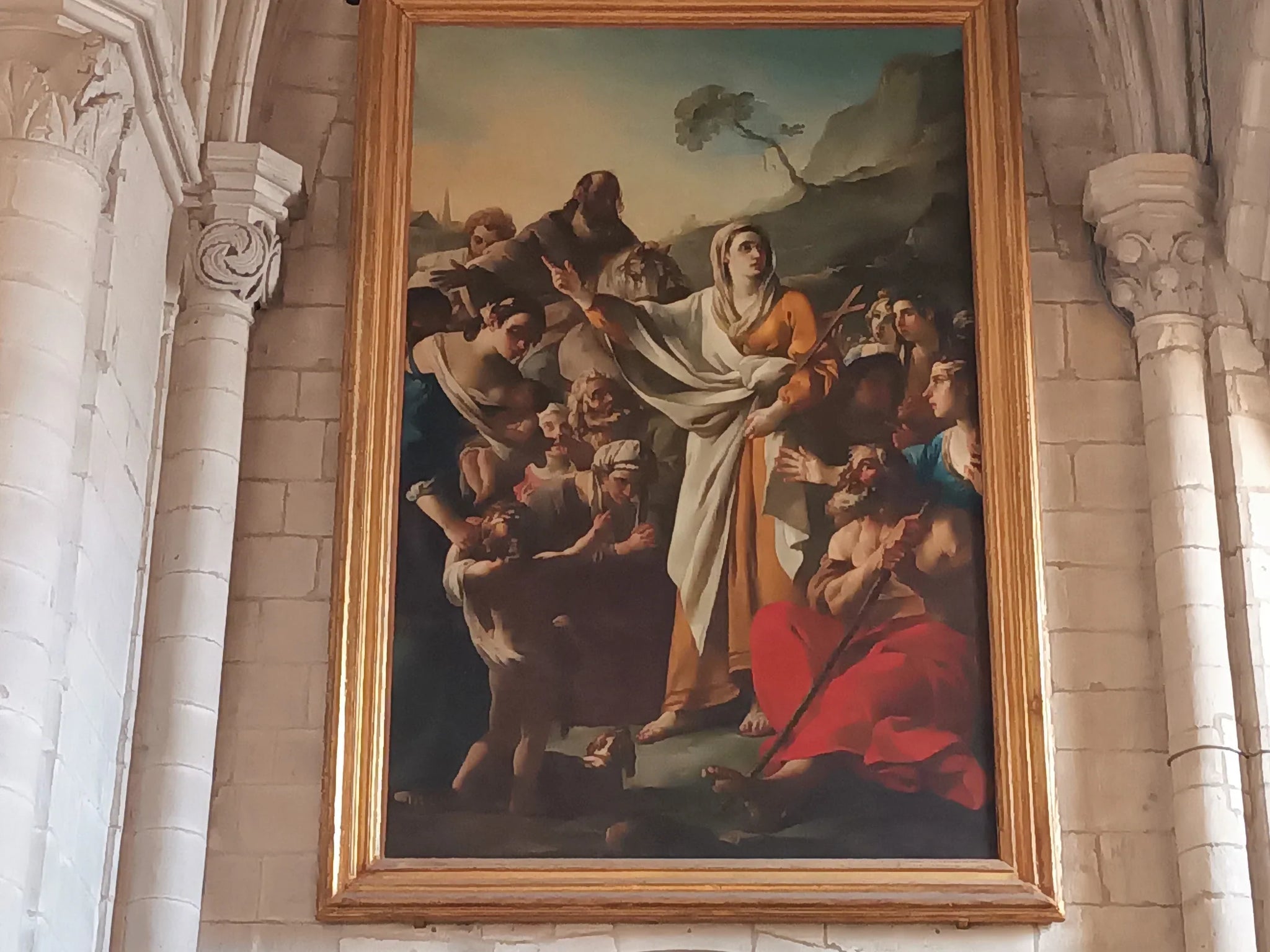 la Prédication de sainte Marthe - Joseph-Marie Vien image 1 reproduction de peinture à l’huile